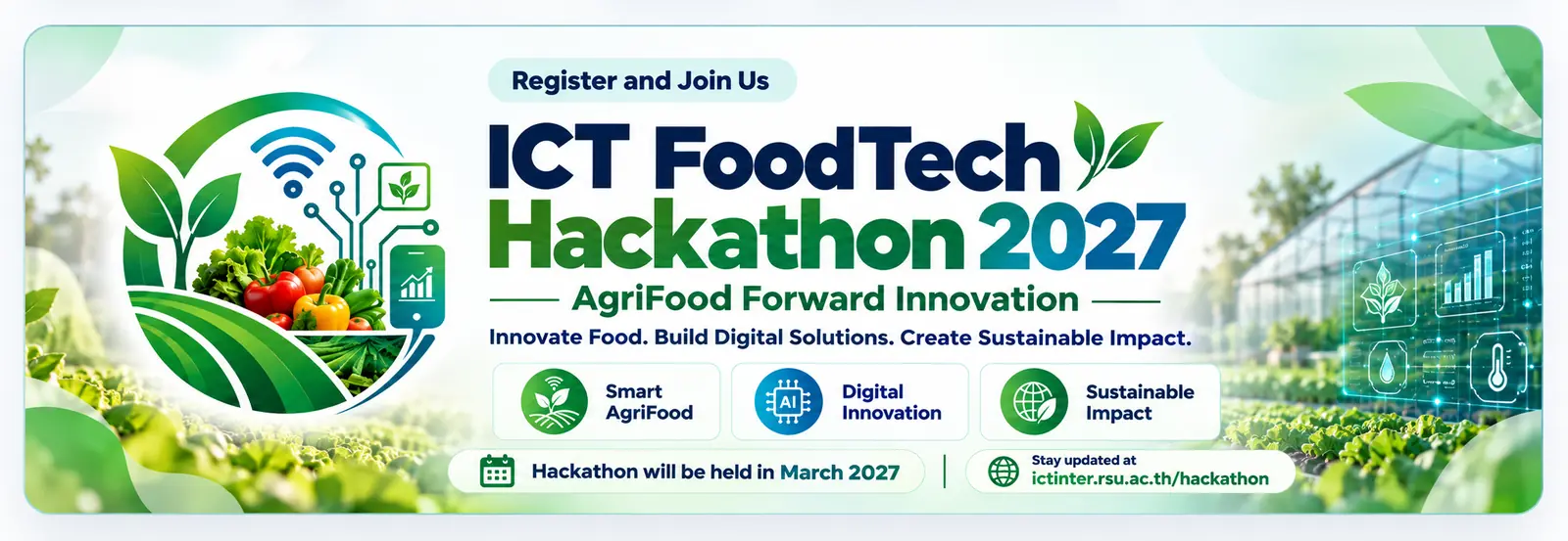 Register and Join Us — ICT FoodTech Hackathon 2027, AgriFood Forward Innovation, March 2027